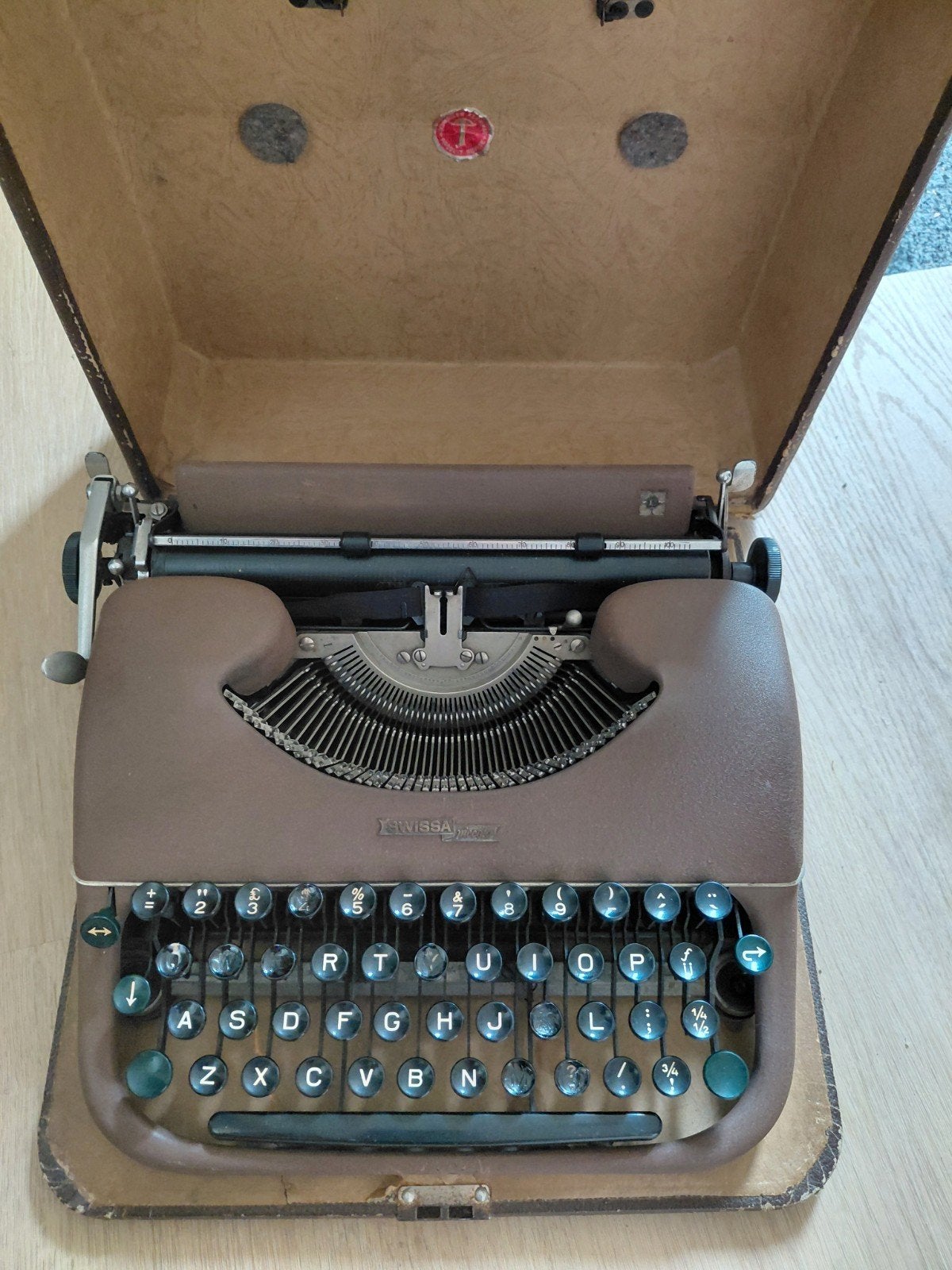 swissa piccola typemachine, Ophalen of Verzenden, Gebruikt
