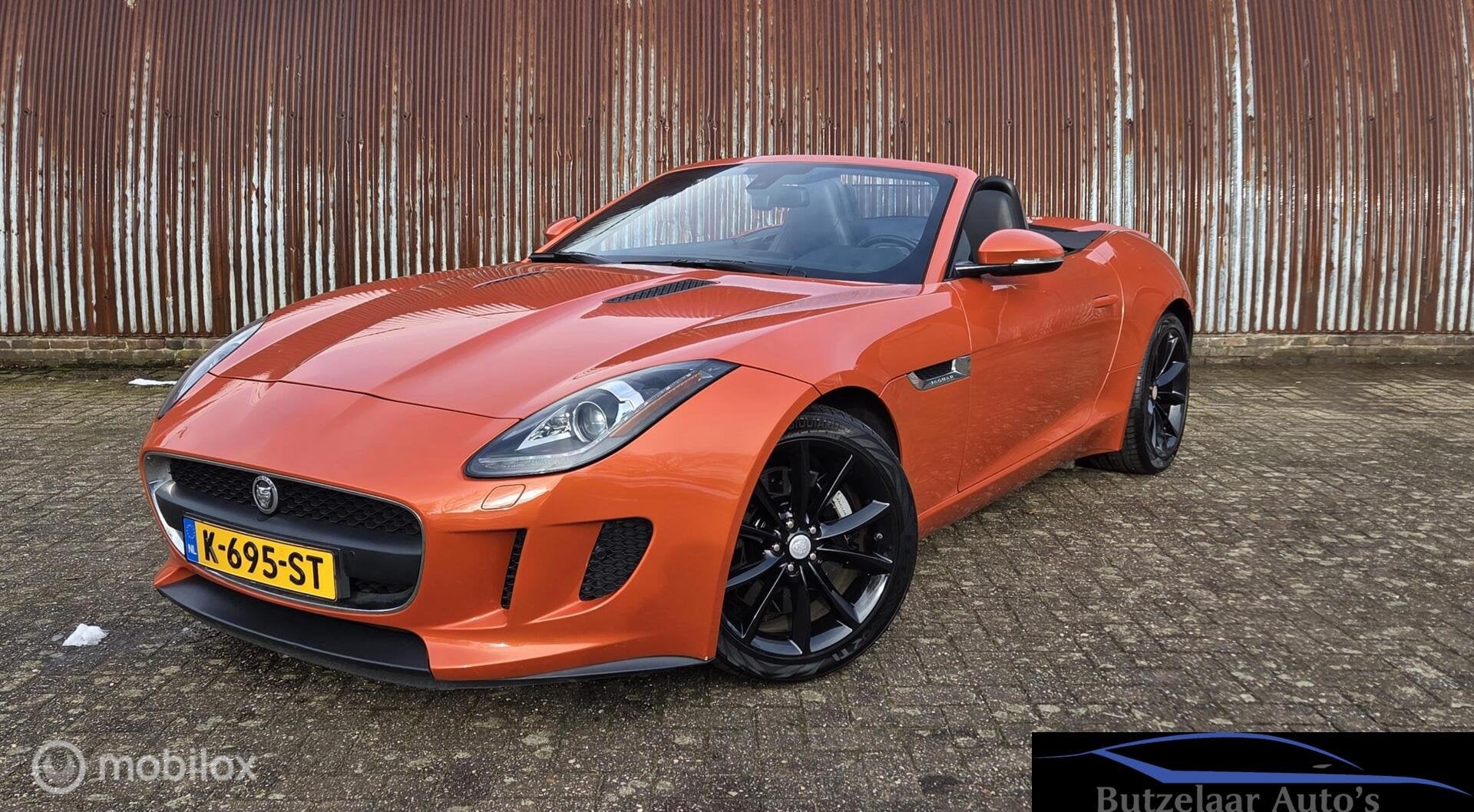 Jaguar F-type 3.0 V6 Convertible Meridian|Firesand|Uniek, Auto's, Automaat, Euro 5, Achterwielaandrijving, Cabriolet