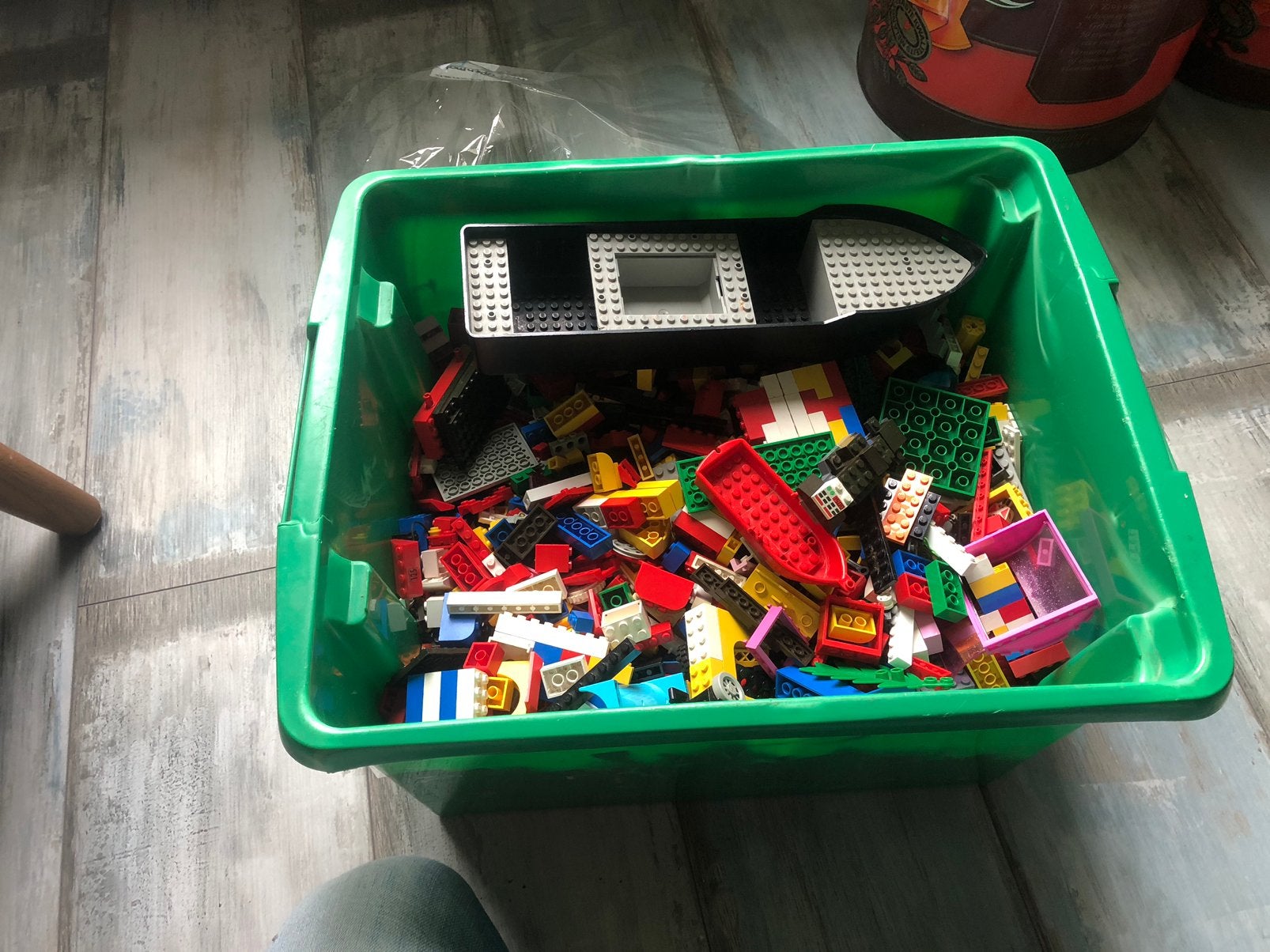 Grote bak lego, Kinderen en Baby's, Speelgoed | Duplo en Lego, Ophalen, Zo goed als nieuw