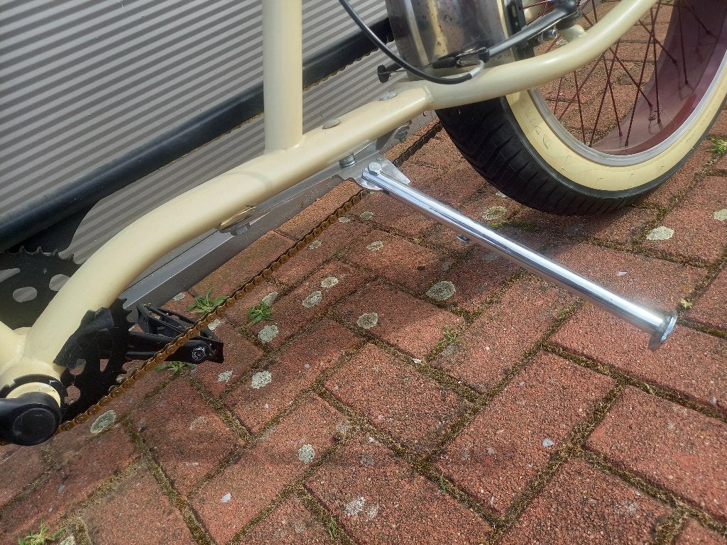 Chopper fiets als nieuw, Fietsen en Brommers, Fietsen | Cruisers en Lowriders, Ophalen, Staal, Velgrem, Zo goed als nieuw