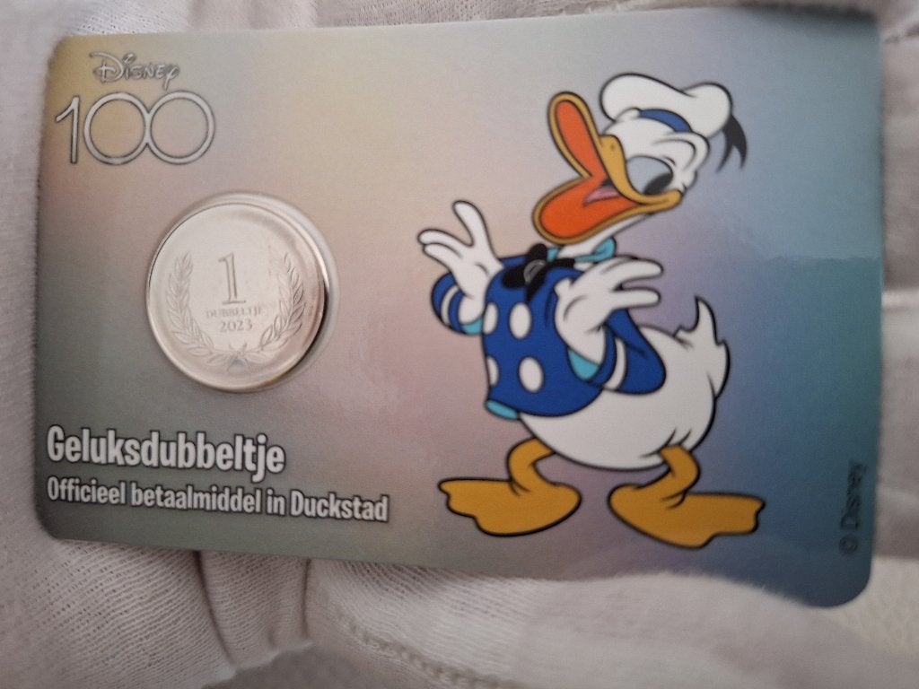 Donald Duck 100 jaar geliuksdubbeltje, Verzenden, Donald Duck, Nieuw, Overige typen