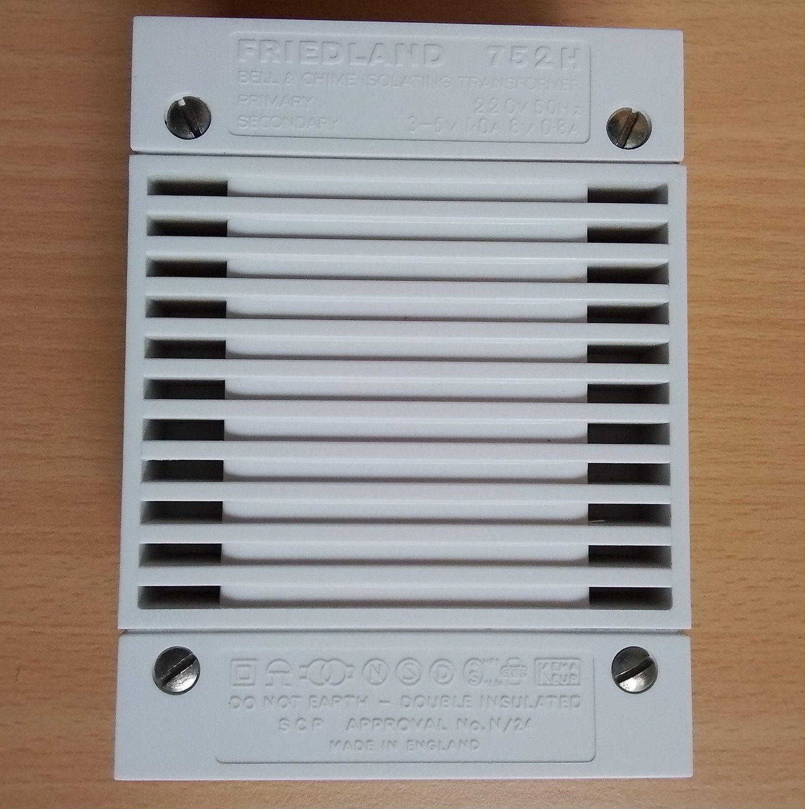 Friedland Beltransformator 3-5-8 Volt, Ophalen, Zo goed als nieuw, Bedraad