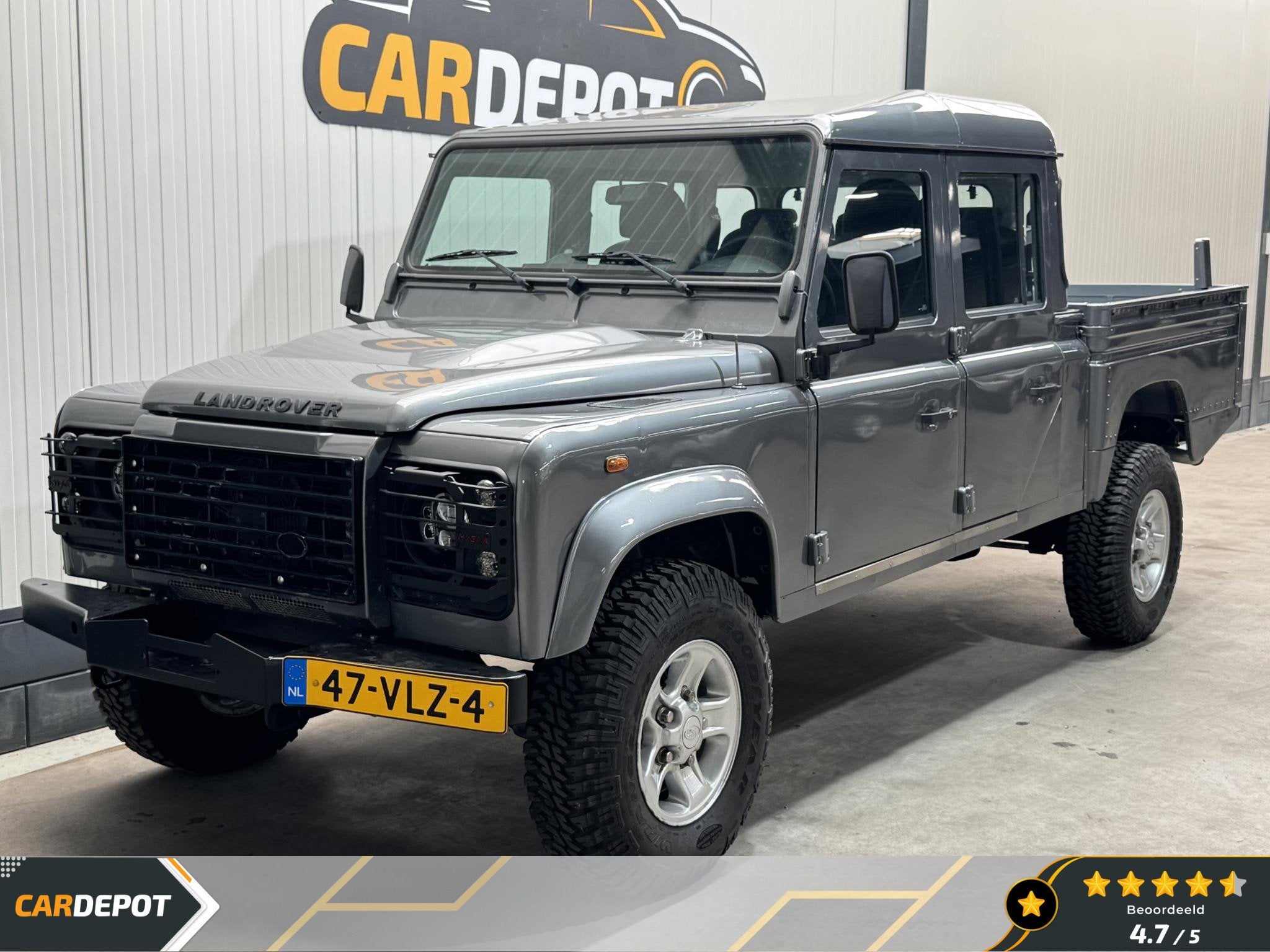 Land Rover Defender 2.4 TD 130" S Crew Cab Rondom Led, alle, Auto's, Land Rover, Gebruikt, 4 cilinders, 122 pk, Origineel Nederlands