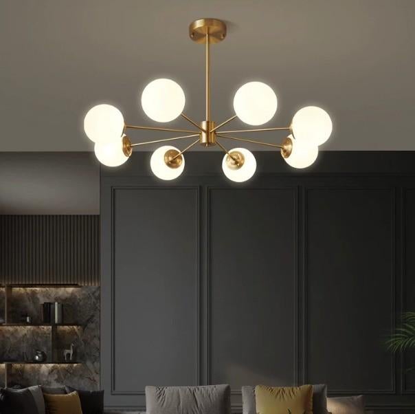 Plafond lamp, Huis en Inrichting, Lampen | Plafondlampen, Ophalen, Zo goed als nieuw, Glas