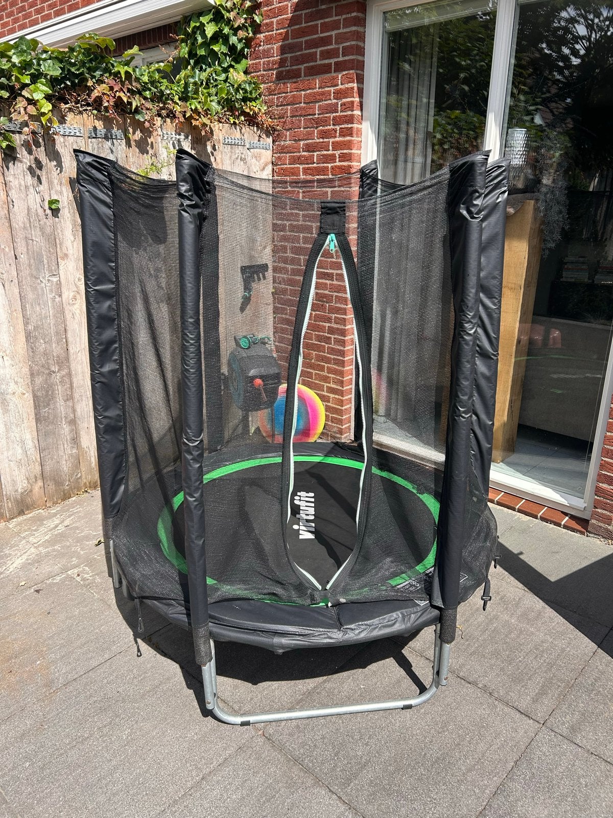 VirtuFit Trampoline 140cm met net - Ideaal voor kleine kinde, Ophalen, Gebruikt