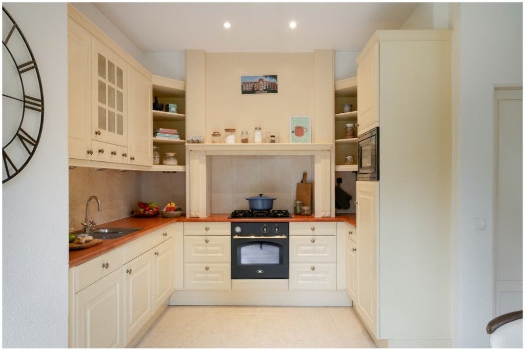 Keuken compleet, Huis en Inrichting, Ophalen, Gebruikt, U-keuken, Hout