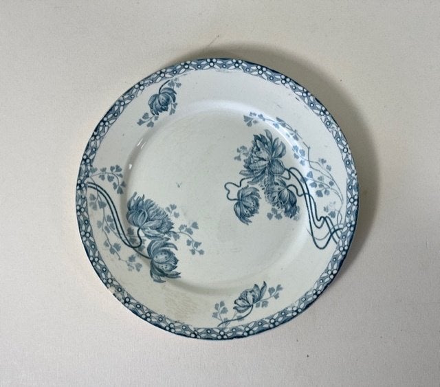 Antiek Royat U & C Sarreguemines ontbijtbordje 1918, Antiek en Kunst, Antiek | Servies los, Ophalen of Verzenden