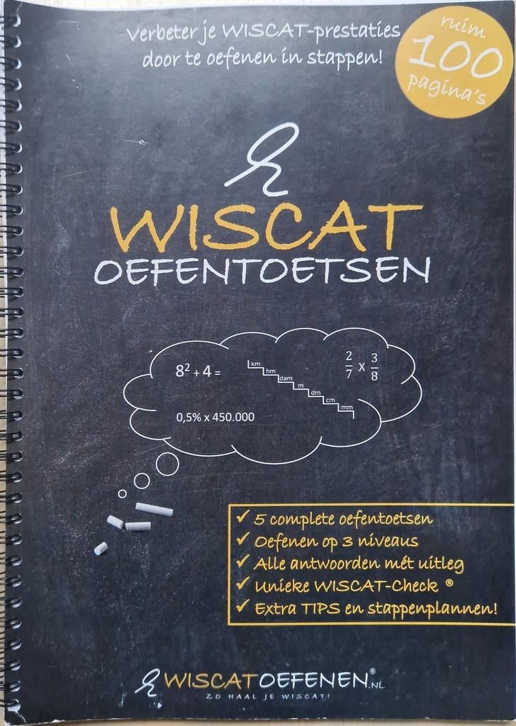 WISCAT Oefentoetsen: Verbeter je prestaties!, Boeken, WISCATOEFENEN.NL, Nieuw, Ophalen of Verzenden, Beta