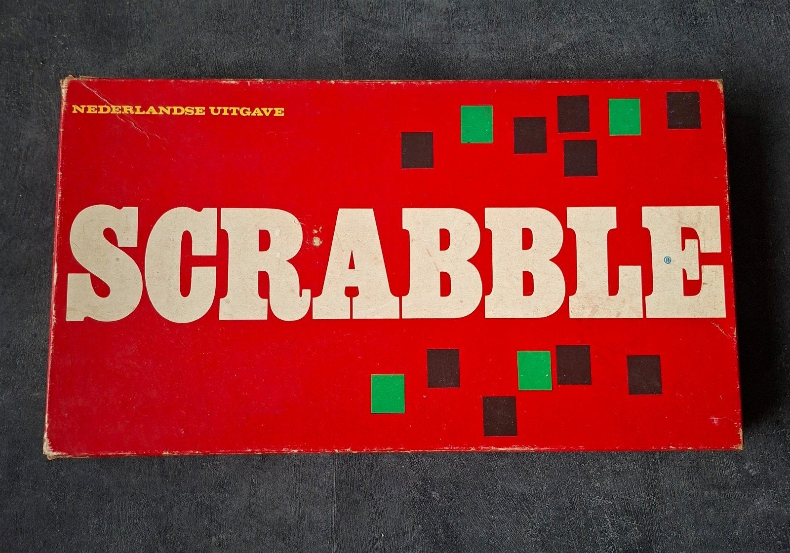 Vintage Scrabble spel - Nederlandse uitgave, Drie of vier spelers, Ophalen of Verzenden, Gebruikt, Onbekend