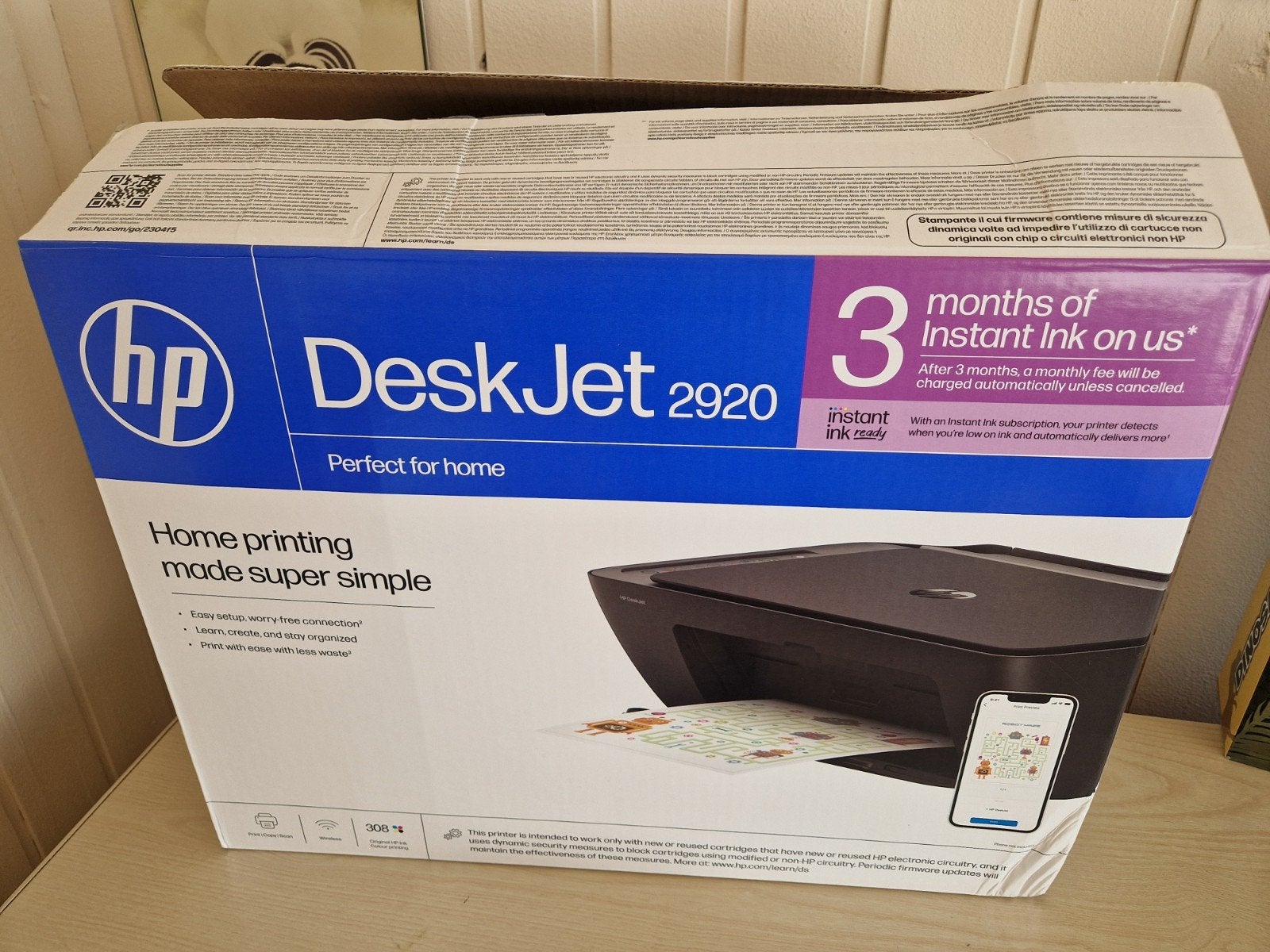 HP DeskJet 2920 Draadloos All-in-One Kleur Printer te koop, Ophalen, Printer, Nieuw, HP Printer All--in-One
