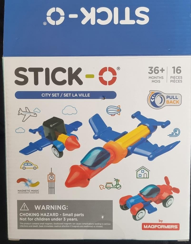Leuke stick-o city set, magnetisch speelgoed voor kinderen v, Kinderen en Baby's, Ophalen of Verzenden