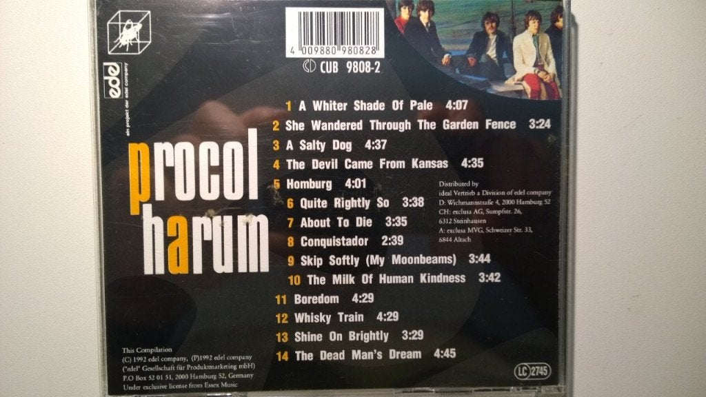 Procol Harum - A Whiter Shade Of Pale, Ophalen of Verzenden, Zo goed als nieuw, Poprock
