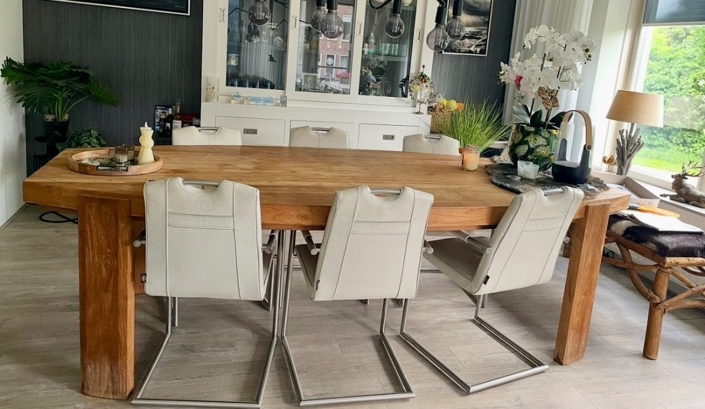 6 eetkamerstoelen, Ophalen, Gebruikt, Overige kleuren, Modern