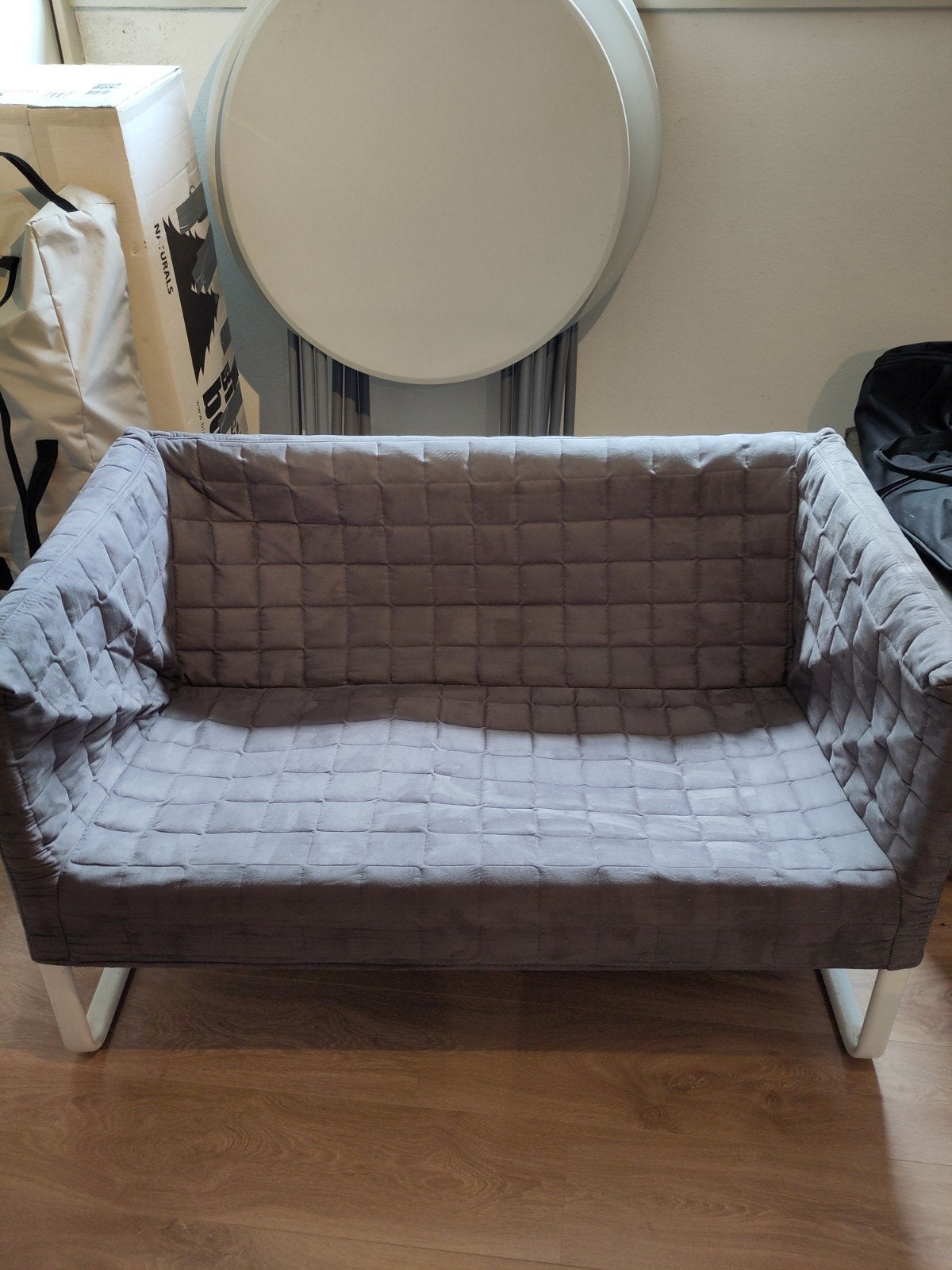 IKEA Knopparp 2-zitsbank met wasbare hoes, Huis en Inrichting, Banken | Bankstellen, Ophalen, Gebruikt, Tweepersoons, 75 tot 100 cm