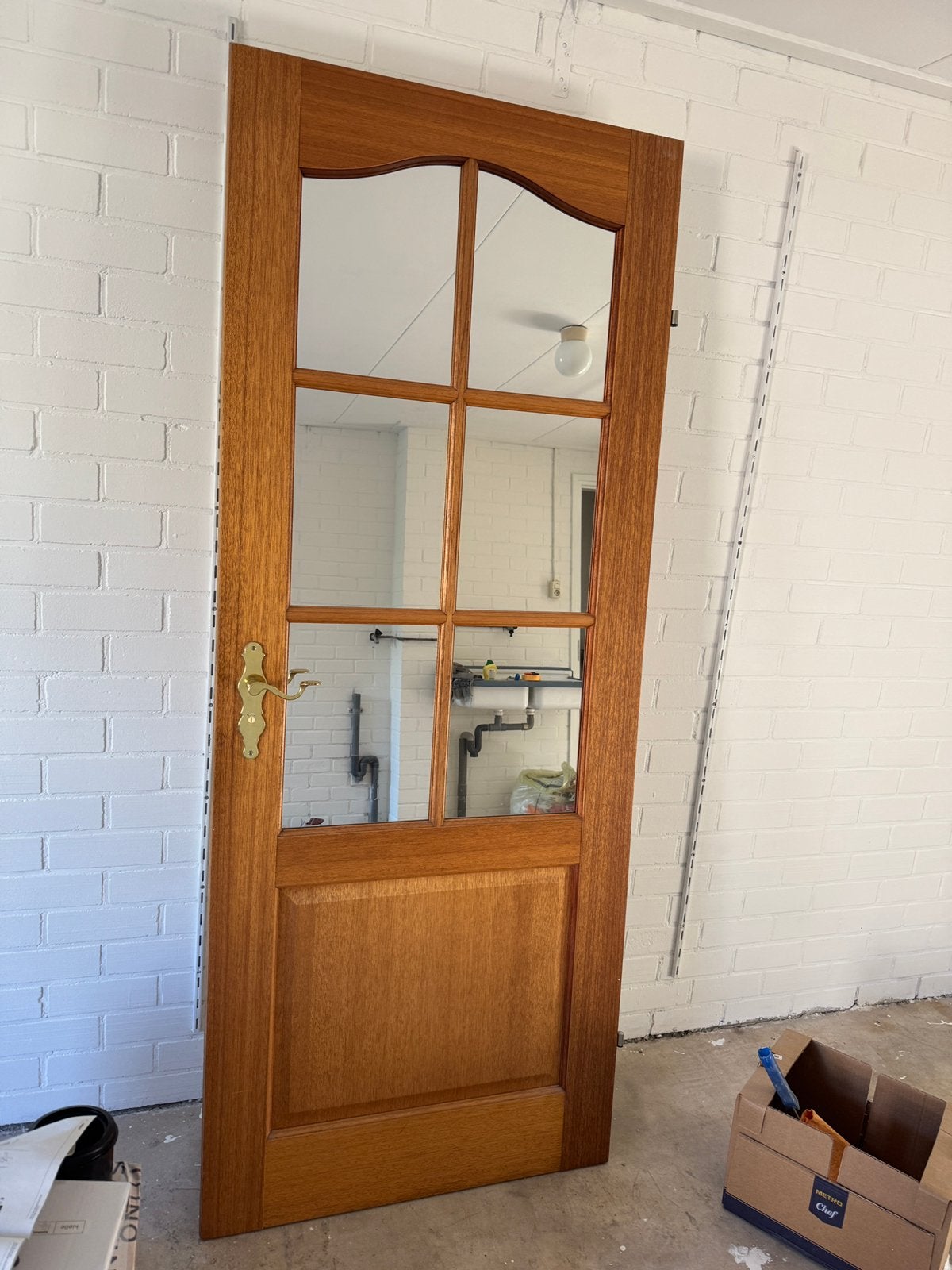 2 gratis deuren, Ophalen, Gebruikt, Binnendeur, Glas