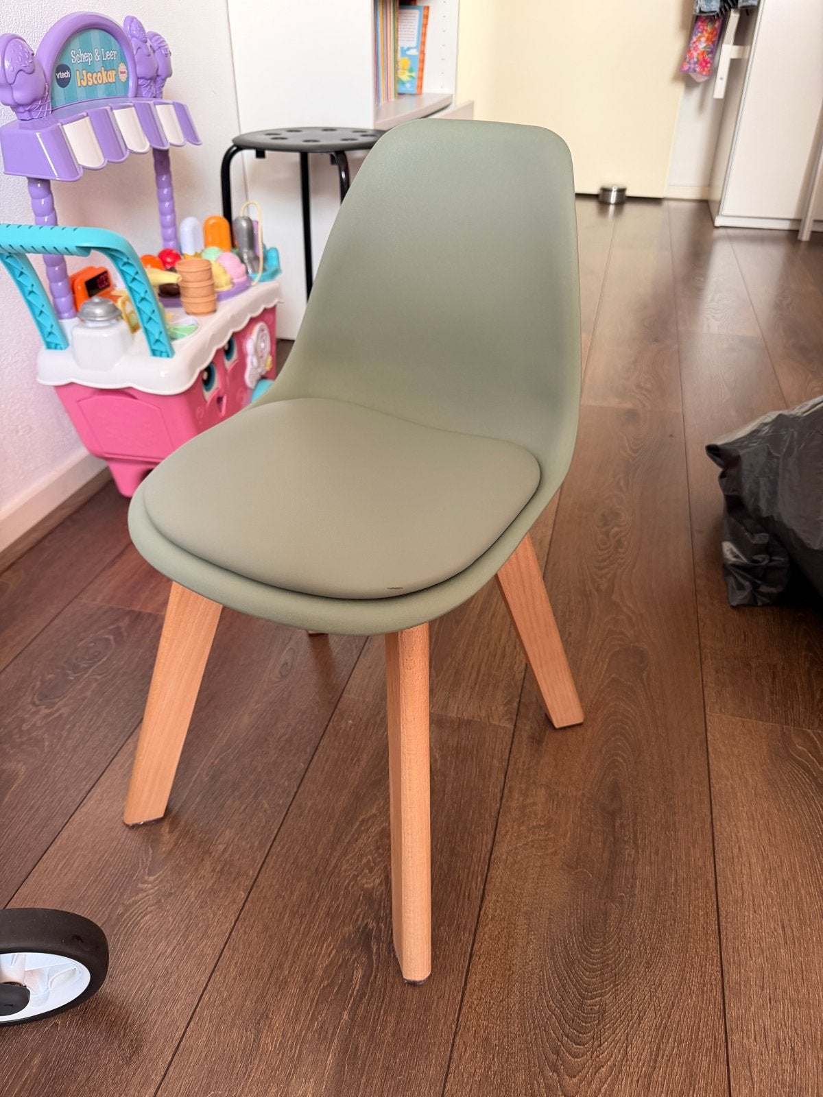 Baya Kinderstoel Kuipstoel Groen, Ophalen, Nieuw, Stoel(en)