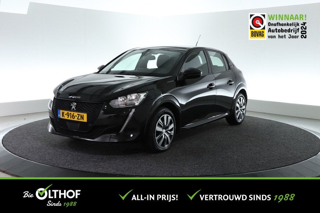 Peugeot e-208 EV Active 50 kWh | CARPLAY | CAMERA | CRUISE |, Auto's, Peugeot, Bedrijf, Te koop, ABS, Achteruitrijcamera, Airbags