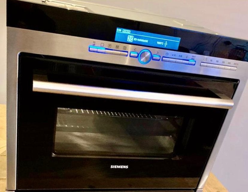 Siemens combi oven magnetron met zelfreiniging, Ophalen, Zo goed als nieuw, Oven met grill