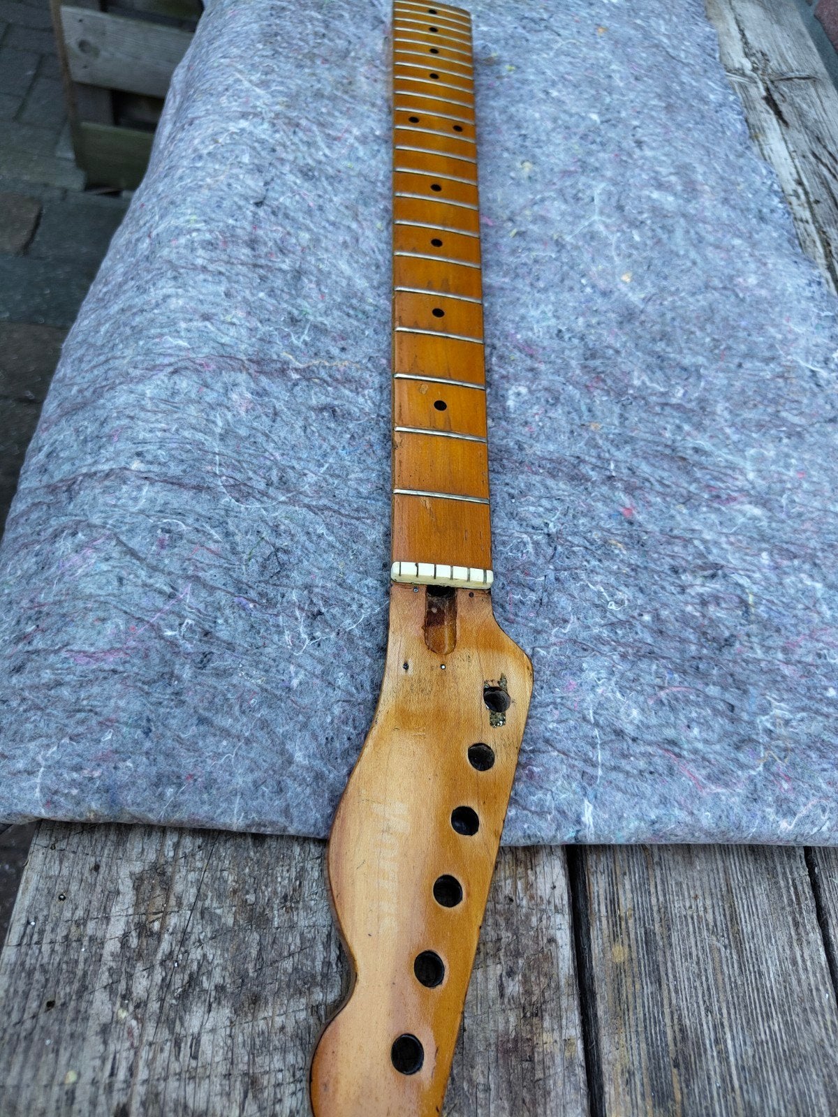 Telecaster hals Morris Japan 1972, Muziek en Instrumenten, Instrumenten | Onderdelen, Ophalen, Gebruikt, Elektrische gitaar