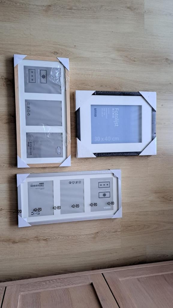 Nieuwe IKEA Ribba Fotolijsten (3 stuks), Minder dan 50 cm, Nieuw, Ophalen of Verzenden, 75 cm of meer