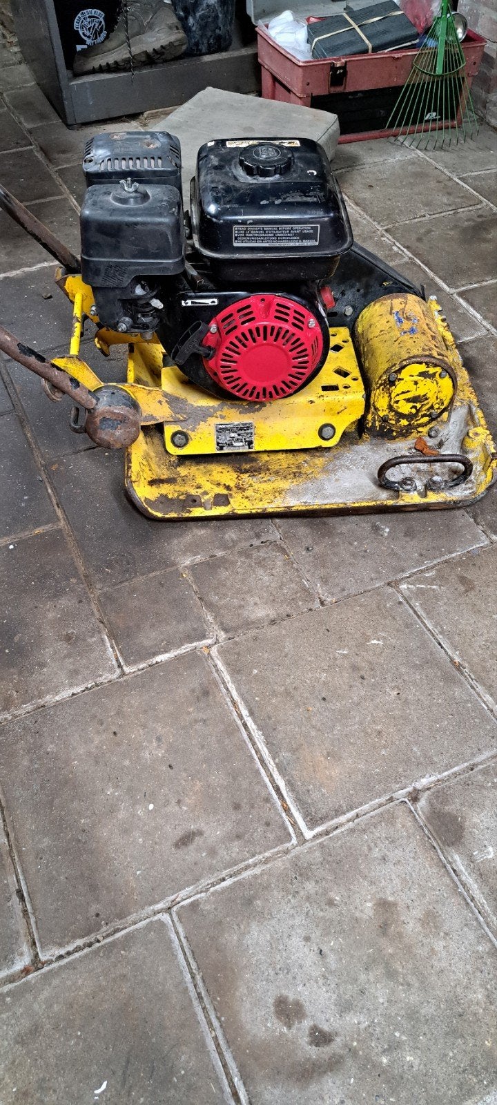 wacker v 1550 trilplaat, Ophalen, Gebruikt, Wacker/Weber/Bomag/Revo