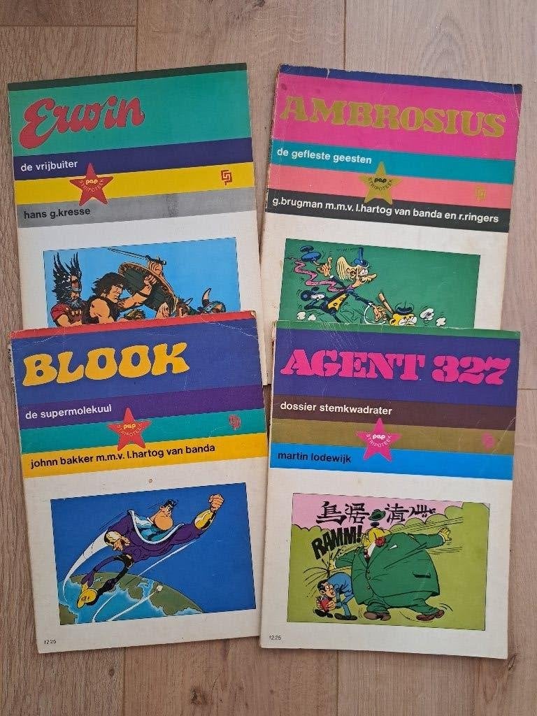 PEP Stripotheek - 4 albums, Meerdere stripboeken, Ophalen of Verzenden, Gelezen, Diverse auteurs
