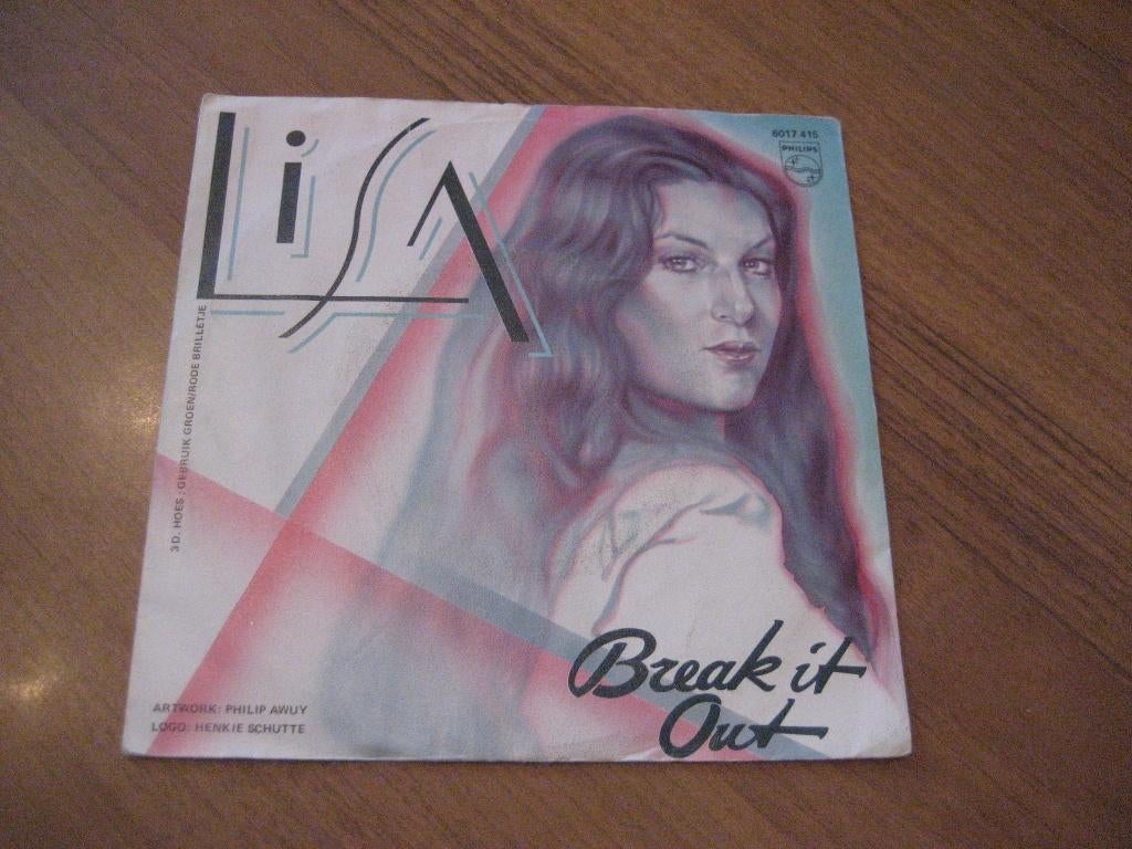 Lisa break it out, 7 inch, Ophalen of Verzenden, Zo goed als nieuw, Pop
