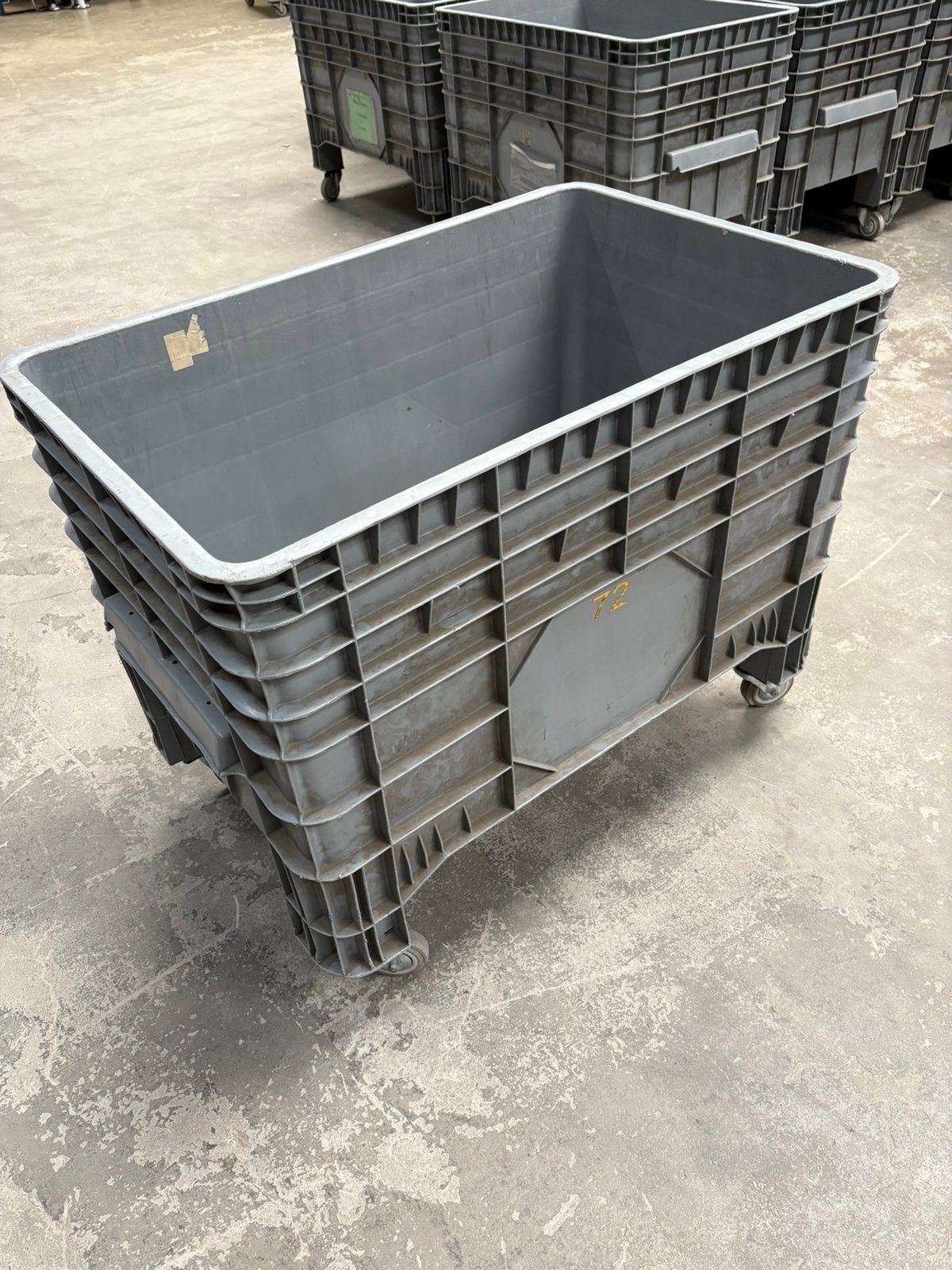 Grootvolume transportbakken, Ophalen, 100 cm of meer, 60 cm of meer, Overige typen