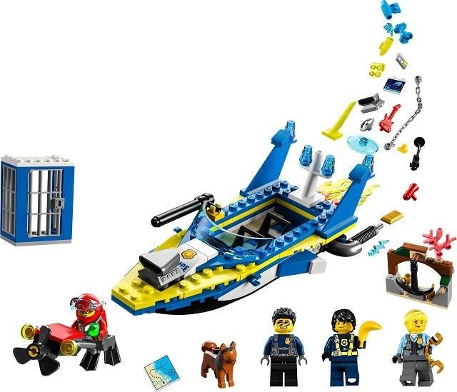 Lego City Waterpolitie Recherchemissies - (60355), Ophalen of Verzenden, Zo goed als nieuw