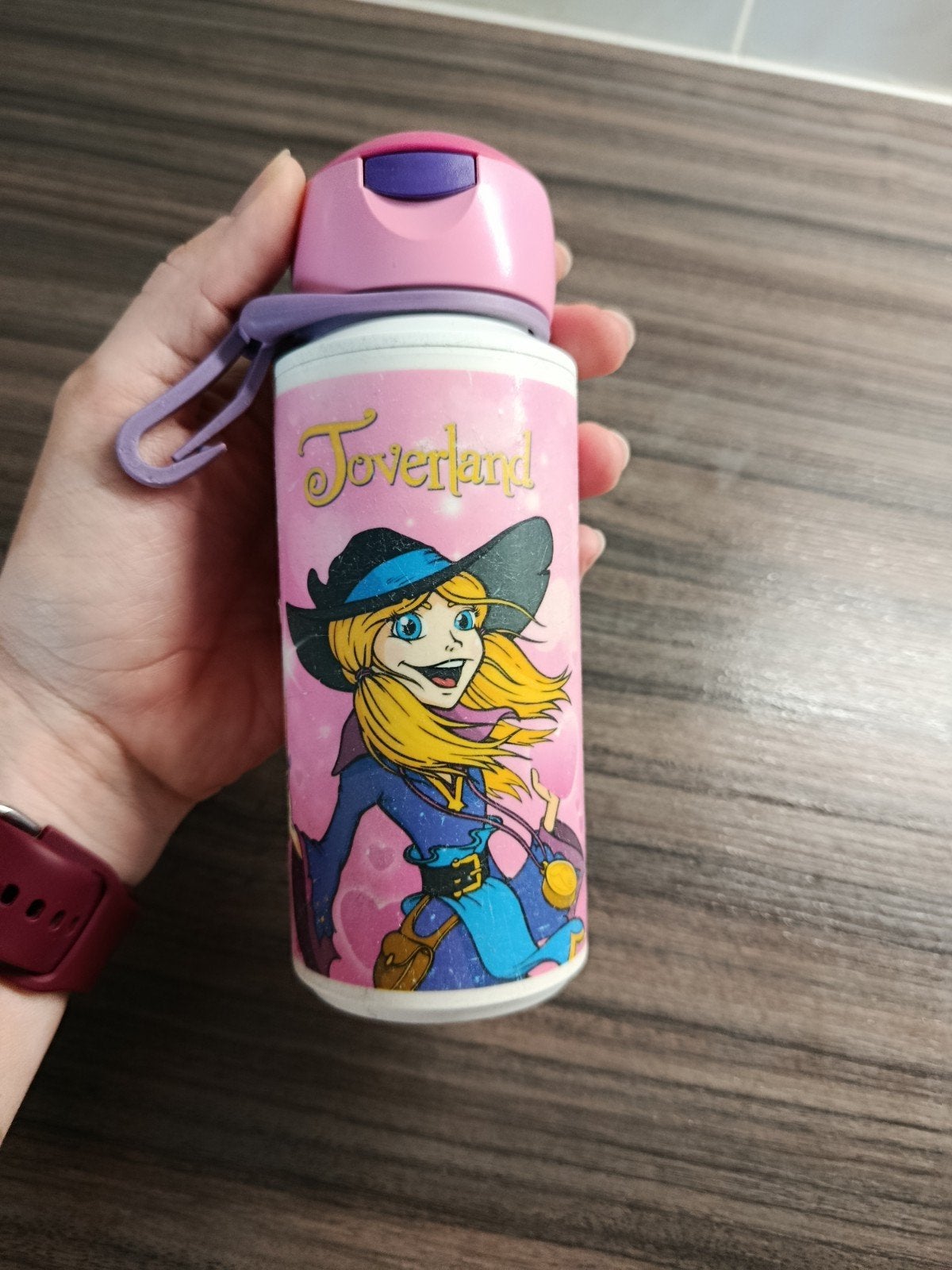 Mepal Rosti drinkfles Toverland, roze/paars, Ophalen of Verzenden, Gebruikt