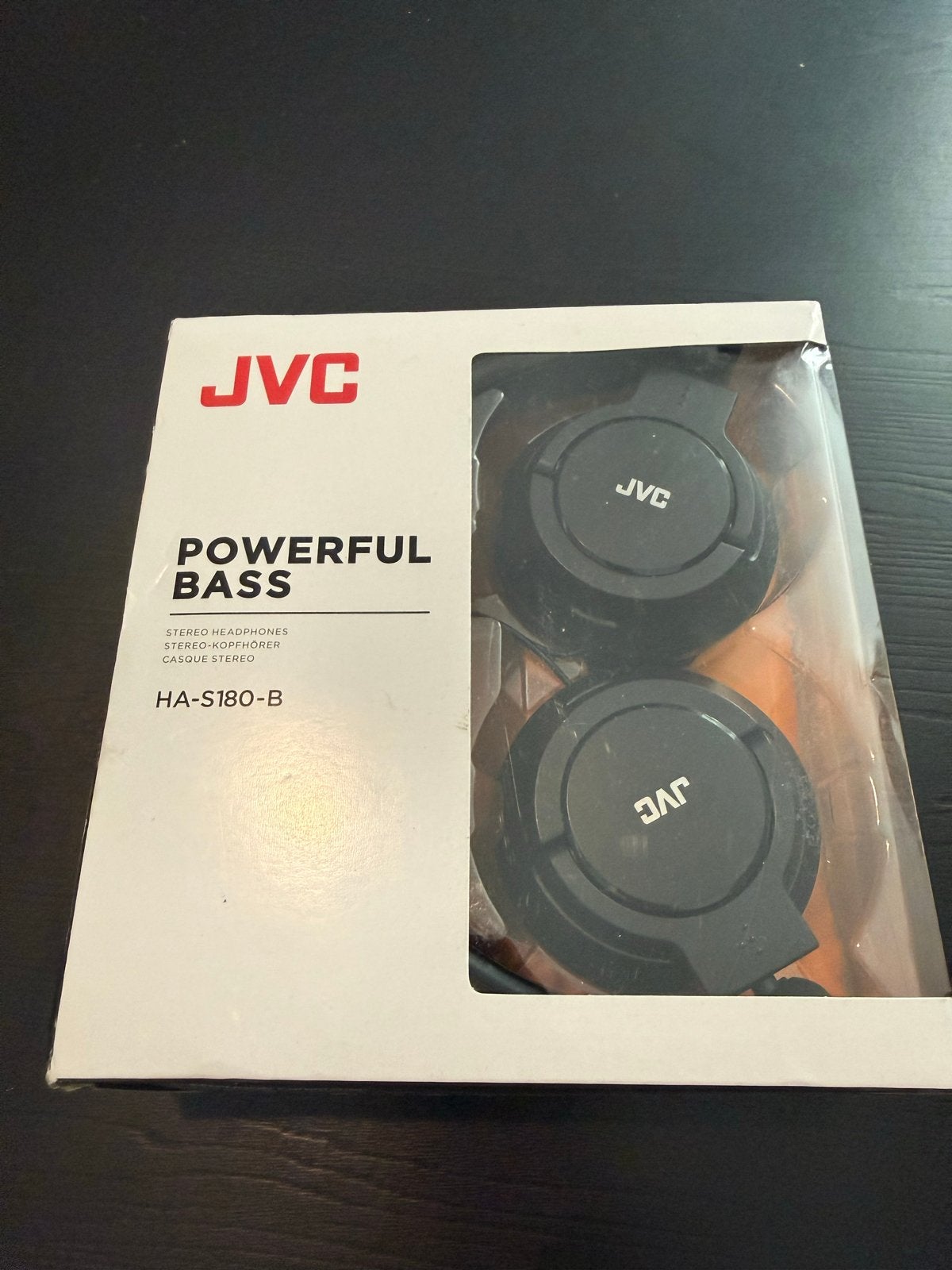 JVC HA-S180-B koptelefoon Powerful Bass zwart, Extra bas, Nieuw, Ophalen of Verzenden, Over-ear