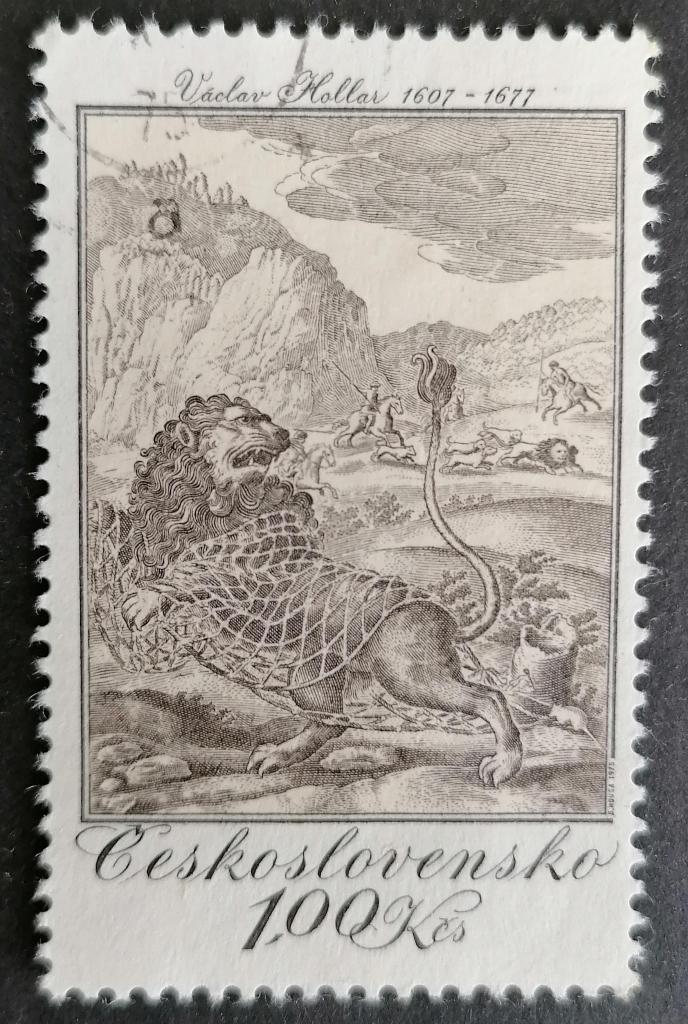 TSJECHOSLOWAKIJE - Gravures met jachttaferelen 1975, Postzegels en Munten, Postzegels | Europa | Overig, Verzenden, Overige landen