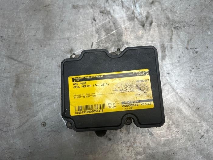 ABS Pomp van een Opel Meriva, Gebruikt, -, -, Opel