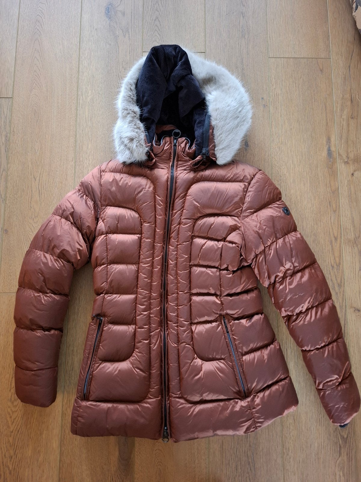 Wellensteyn Winterjas Dames Maat M - Zo goed als nieuw, Maat 38/40 (M), Wellensteyn, Bruin, Ophalen of Verzenden
