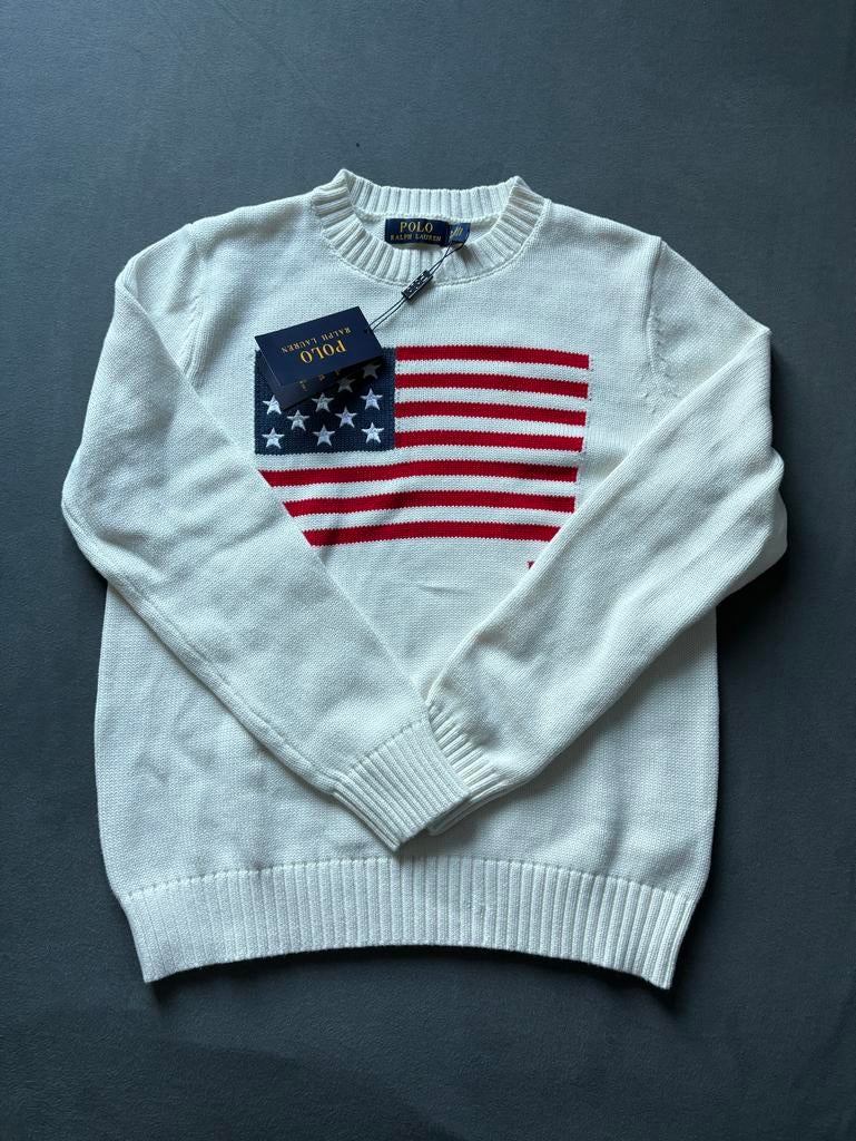 Ralph Lauren knit trui, Ophalen of Verzenden, Nieuw, Maat 36 (S), Wit