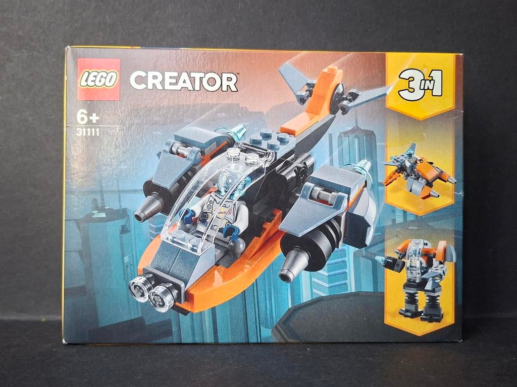 Lego Creator 3in1 Cyber Drone minifig NIEUW Cyber Mecha, Ophalen of Verzenden, Nieuw, Complete set, Lego