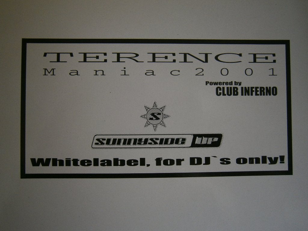 Terence – Maniac 2001. Tech Trance, Euro / Italodance. Promo, Ophalen, Trance, Fotohoes, Zo goed als nieuw
