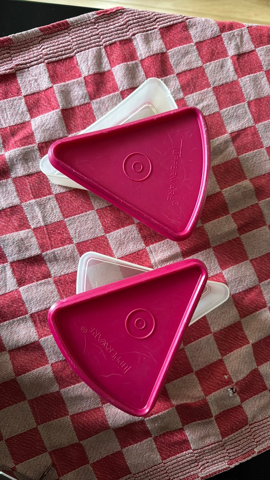 Tupperwarebakje voor punt brie of andere kaas, Ophalen of Verzenden, Zo goed als nieuw, Overige typen