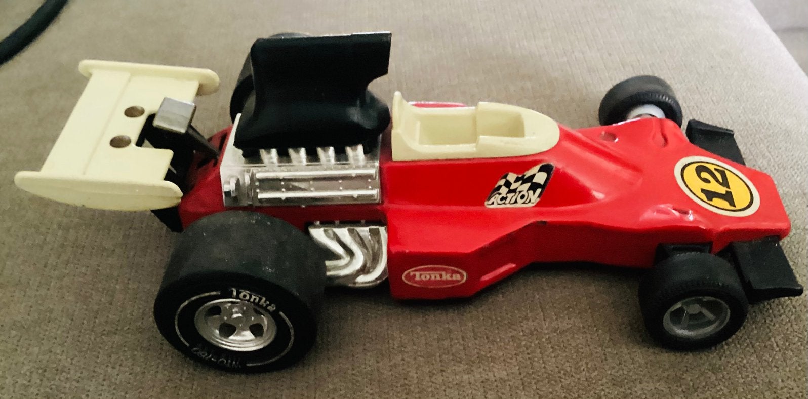 Vintage 1970 Tonka Racewagen,Formule 1,Race Auto #12 ,Japan, Ophalen