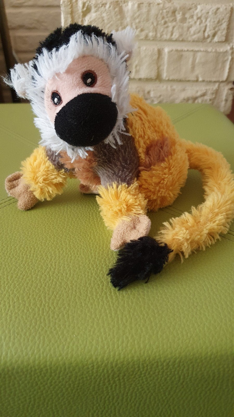 Doodshoofdaapje, knuffel aap., Ophalen of Verzenden, Zo goed als nieuw, Aap