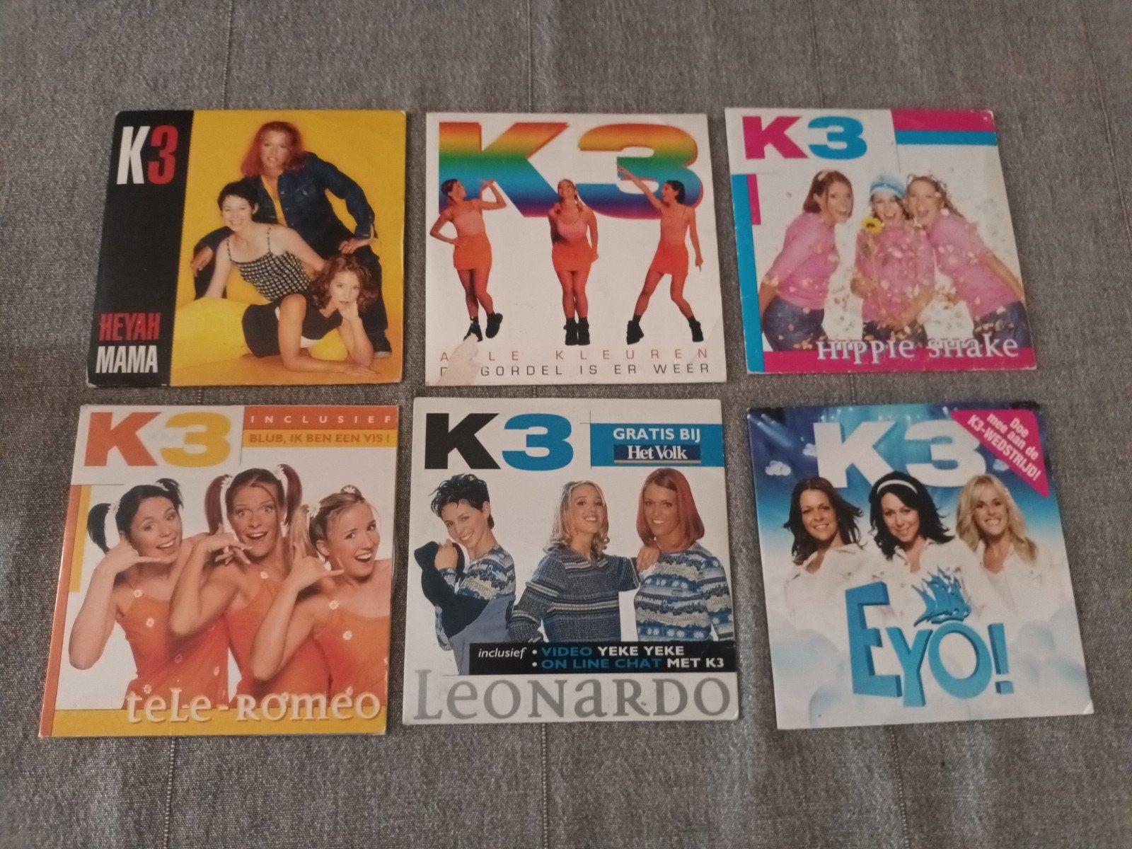 k3 cd sngles collectie, Ophalen of Verzenden, Zo goed als nieuw