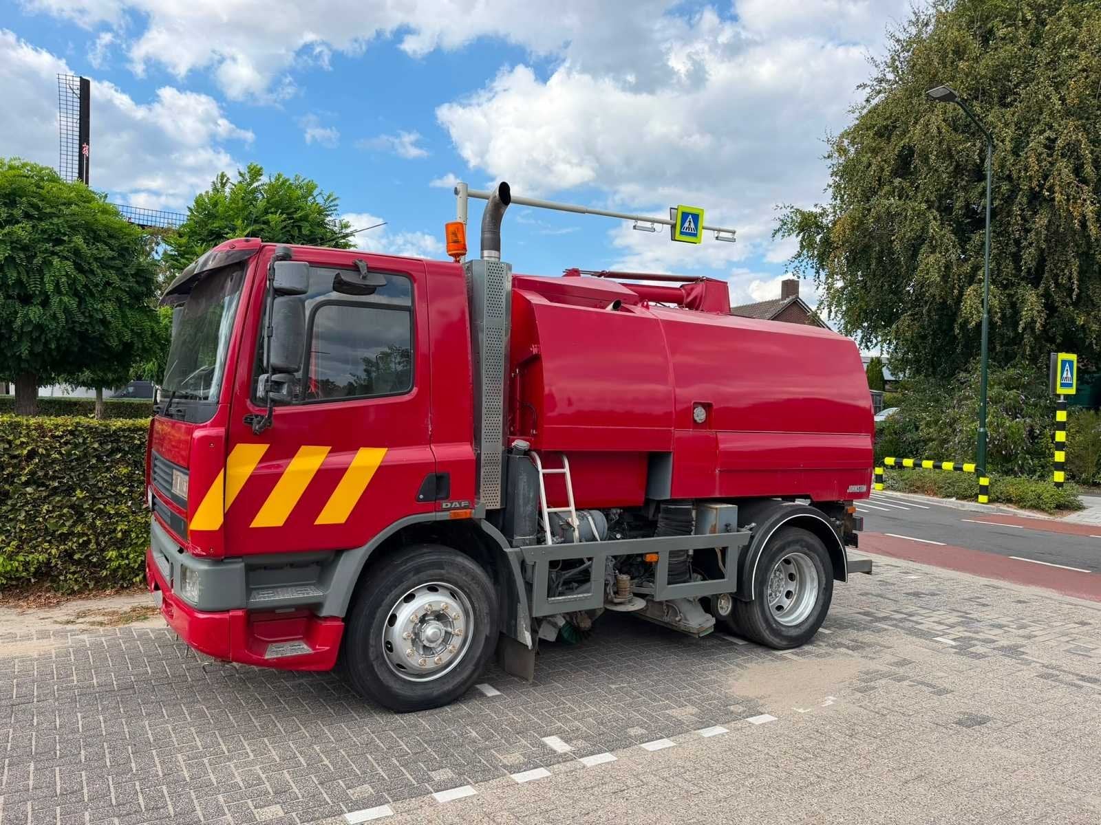 1996 DAF 65.180 ATI MMBS veegwagen – Johnston – 45 km/u, Overige brandstoffen, Origineel Nederlands, Bedrijf, DAF