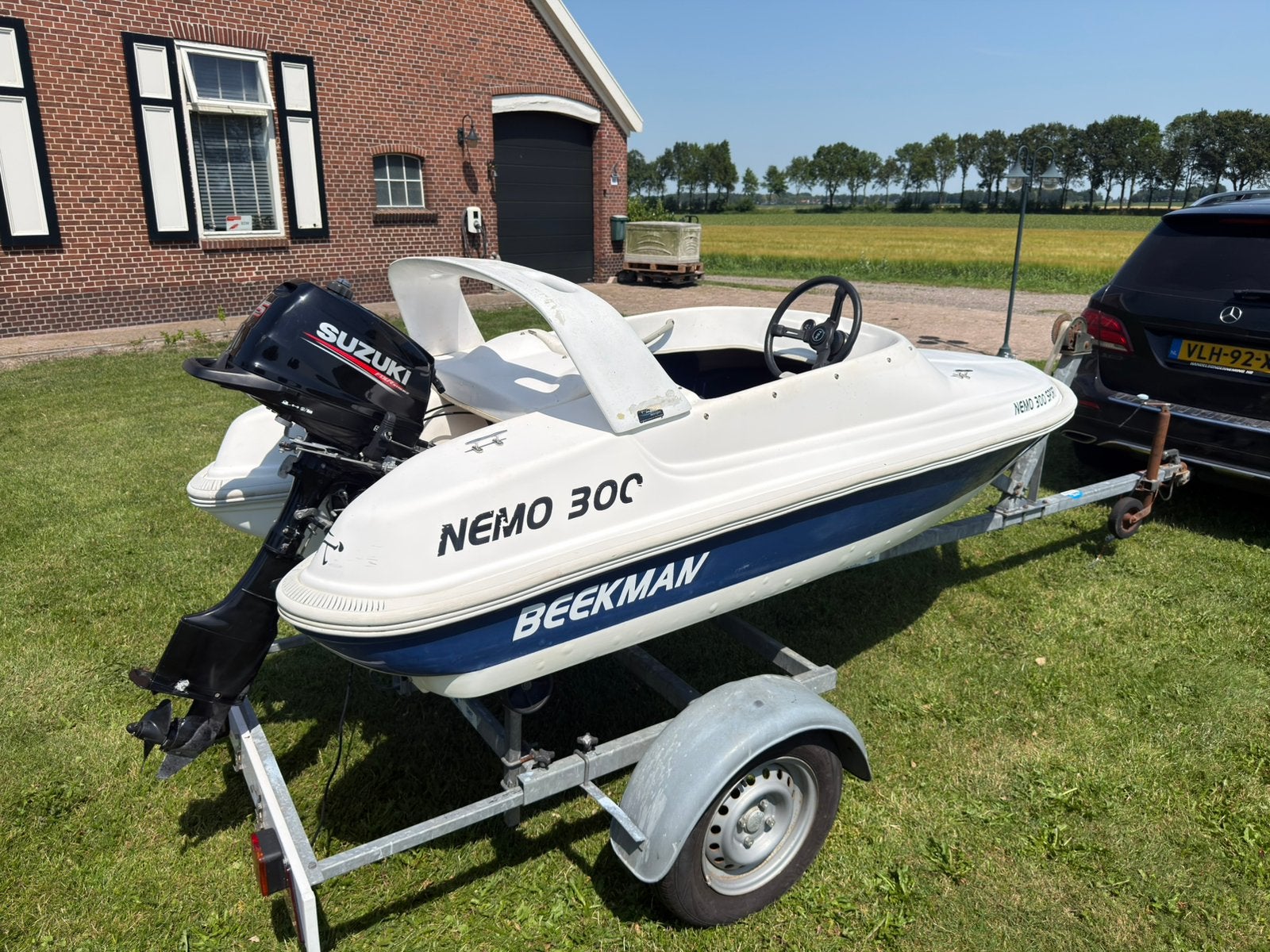 Beekman Nemo 300 Sport | Suzuki 5 PK 4-takt | trailer, Ophalen, 5 pk, Beekman, Zo goed als nieuw