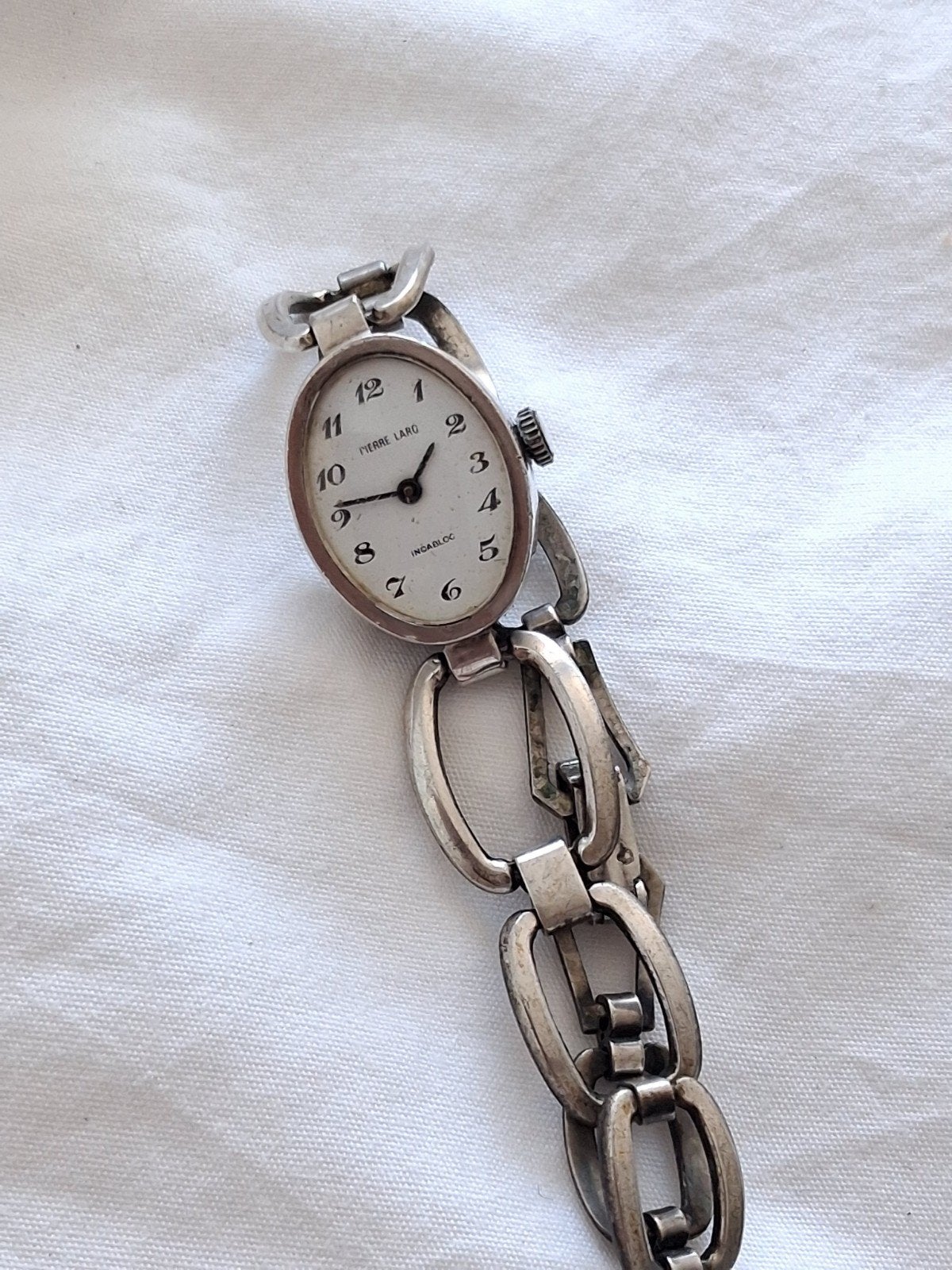 Pierre Laro(Pieter Langendam) Rotterdam zilver horloge, Ophalen of Verzenden, Zilver