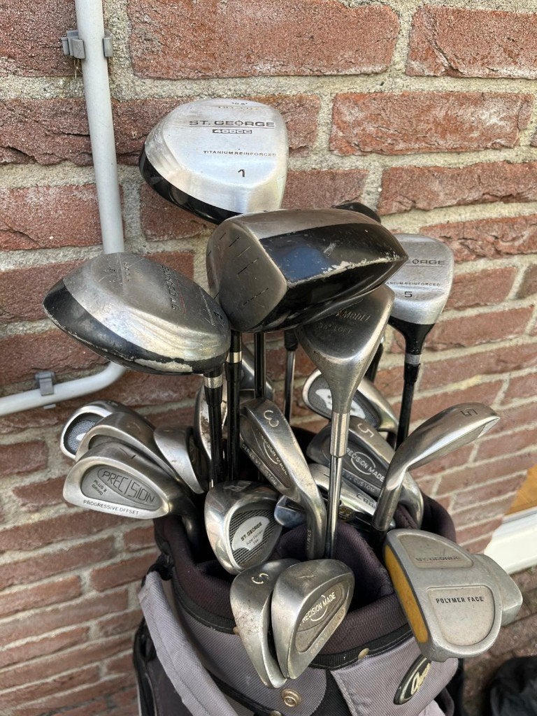 golf clubs inclusief tas, Sport en Fitness, Golf, Ophalen, Gebruikt, Club, Overige merken