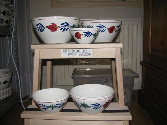 Boerenbont compleet nest Victor schalen Boerenbond, Huis en Inrichting, Keuken | Servies, Gebruikt, Landelijk/Boerenbont, Ophalen of Verzenden