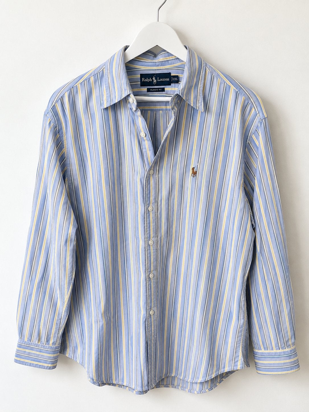 Ralph Lauren overhemd - Zo goed als nieuw, Kleding | Heren, Ophalen of Verzenden, Zo goed als nieuw, Blauw