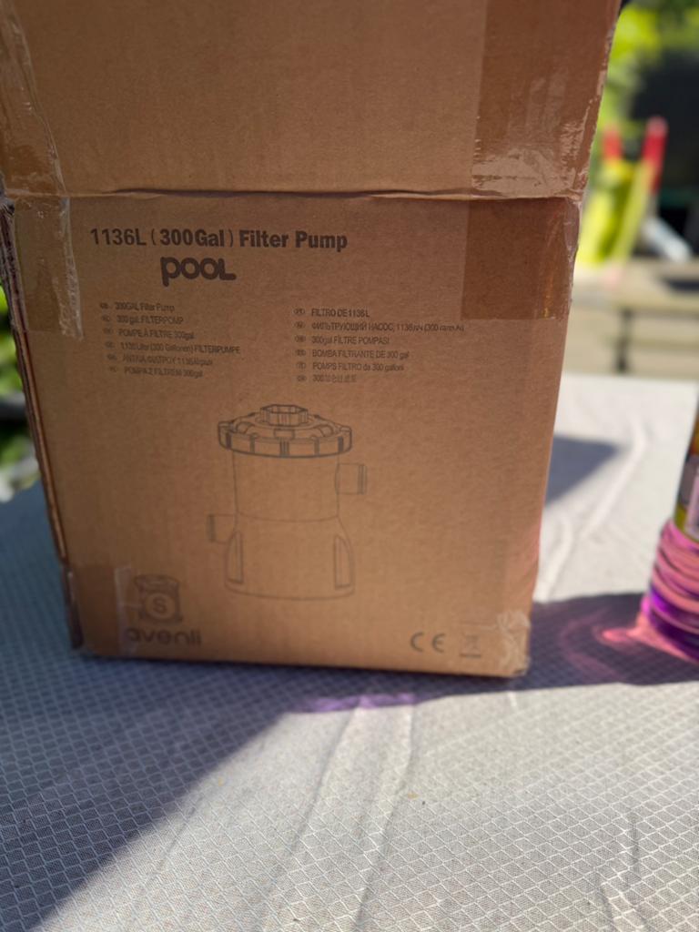 Avenli 1136 liter/300gal zwembad pomp, Tuin en Terras, Zwembad-toebehoren, Ophalen, Nieuw