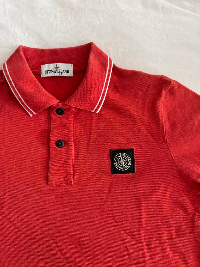 Originele Stone Island polo maat 14 / 164, Ophalen of Verzenden, Zo goed als nieuw, Jongen, Shirt of Longsleeve