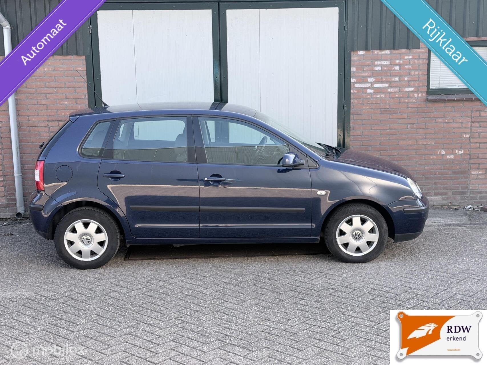 Volkswagen Polo 1.4-16V Comfortline AUTOMAAT/AIRCO/CRUISE CO, Blauw, Bedrijf, Startonderbreker, Euro 4